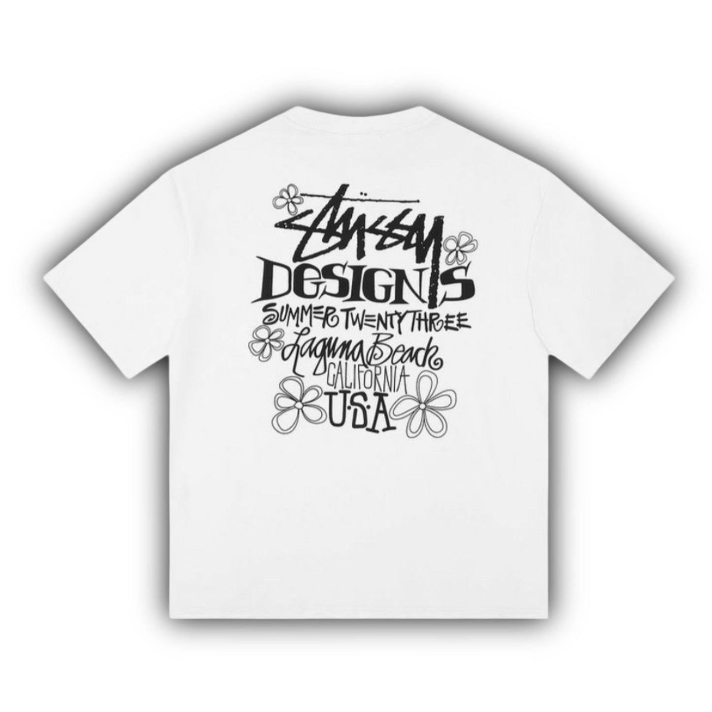 Stussy - DESIGN - חולצה לבנה
