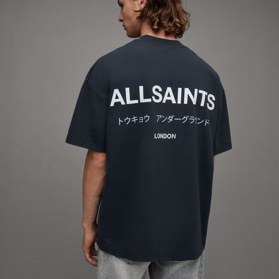 ALLSAINTS - חולצה - כחול כהה