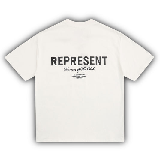 REPRESENT - חולצה לבנה אוף-ווייט
