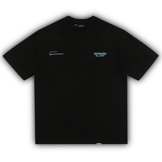 REPRESENT - חולצה שחורה כחולה