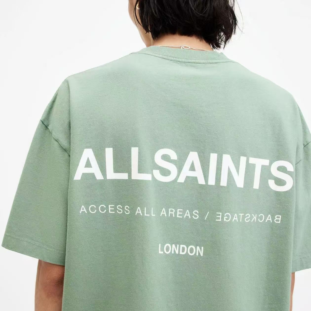 ALLSAINTS - חולצה - ירוק בהיר