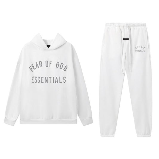 Fear Of God Essentials - סט/מכנס/קפוצ'ון - לבן