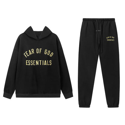 Fear Of God Essentials - סט/מכנס/קפוצ'ון - שחור