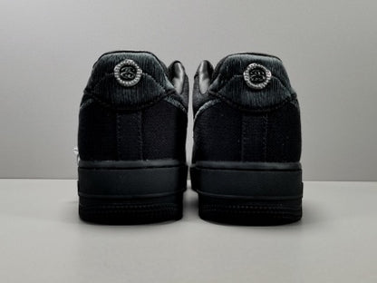 Nike Air Force 1 x Stussy - Black